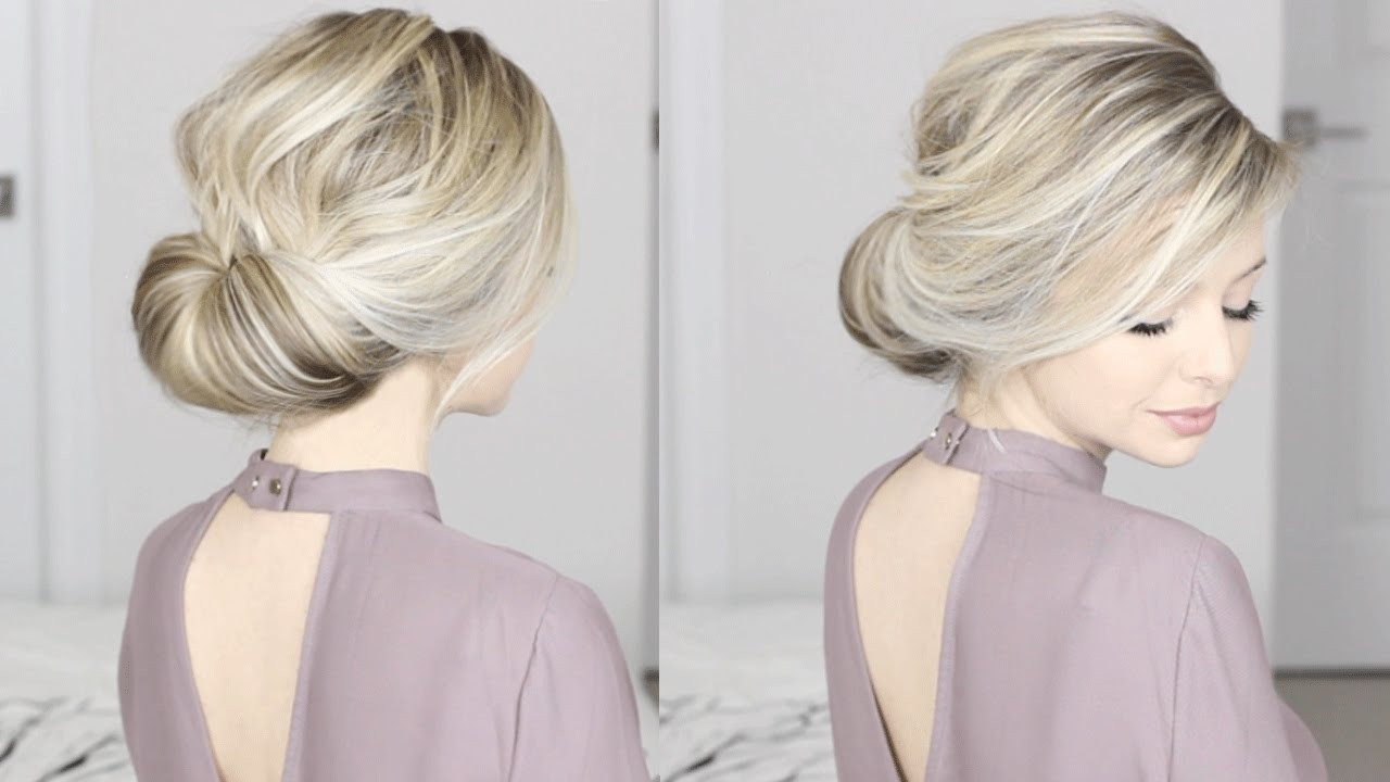 Easy Hairstyles For Medium Length Hair
 EASIEST Updo ever Super simple & perfect for long medium