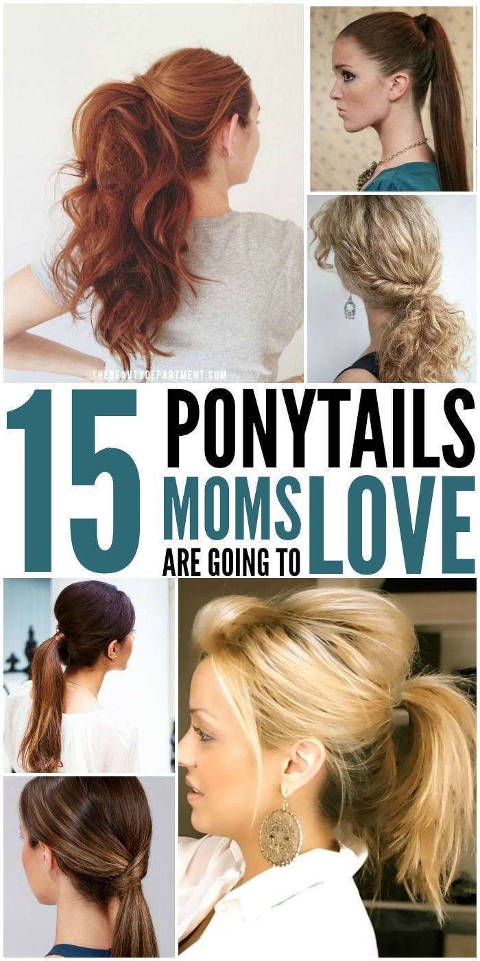 Easy Hairstyles For Mom
 Ponytails Easy Tips to Make them look Fancy