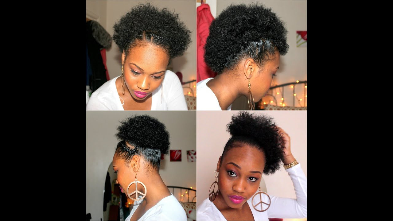 Easy Hairstyles For Short Black Hair
 21 Four Quick easy styles for Short Natural Hair