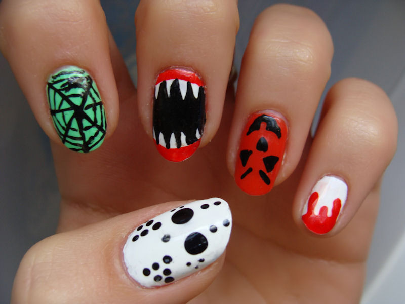 Easy Halloween Nail Designs
 Halloween Nail Designs pictures yve style