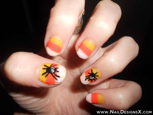 Easy Halloween Nail Designs
 Halloween nail ideas