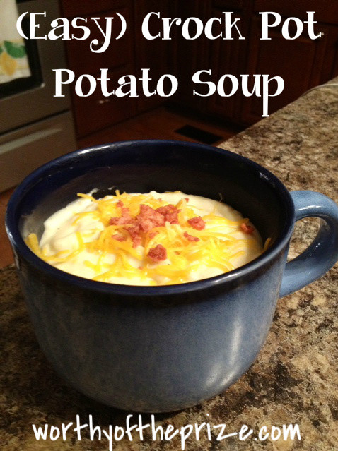 Easy Hash Brown Potato Soup
 worthyoftheprize Paula Deen Easy Crock Pot Potato Soup