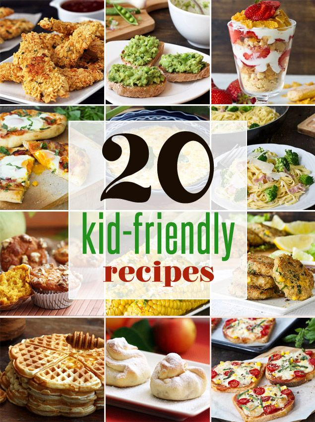 Easy Healthy Dinner Recipes For Kids
 20 Easy Kid Friendly Recipes healthy recipes that kids