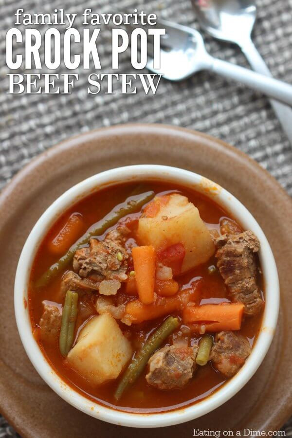 Easy Lamb Stew Recipe
 Quick & Easy Crock pot Beef Stew Recipe Eating on a Dime