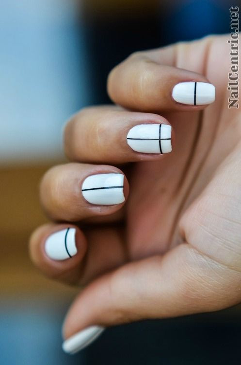 Easy Line Nail Designs
 8 Subtle and Oh So Simple Nail Art Designs