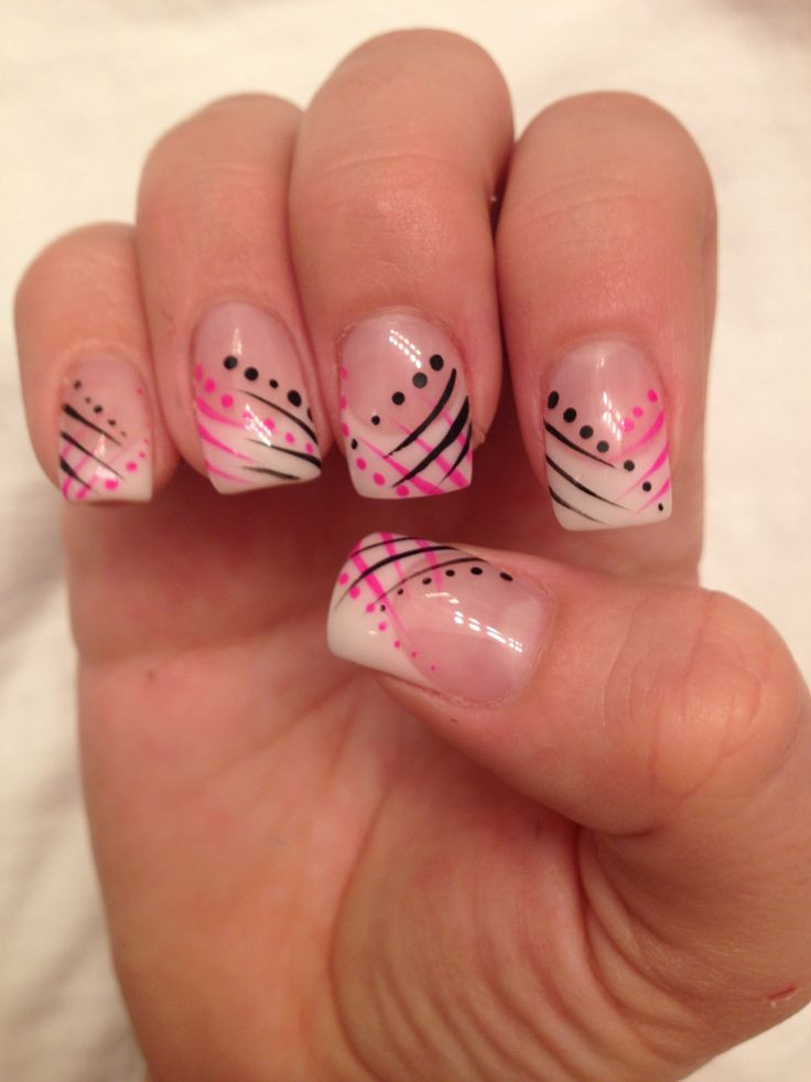 Easy Line Nail Designs
 you can make your own nail art tools woth these simple