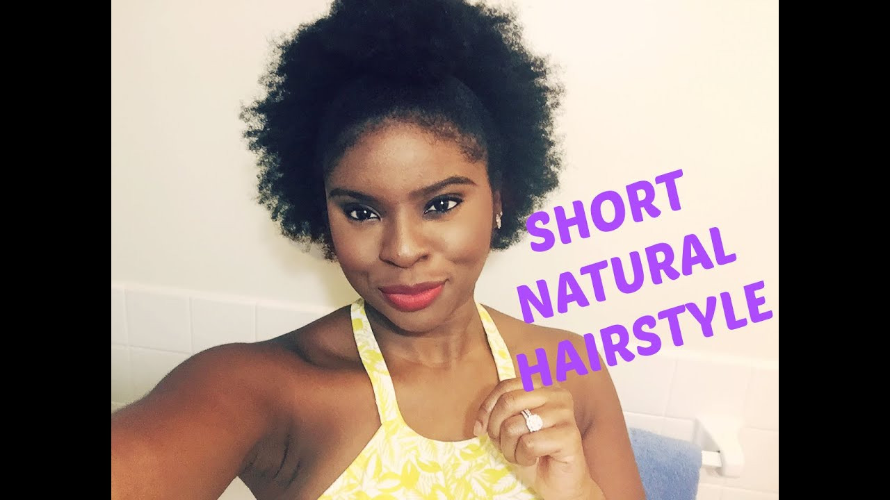 Easy Natural Hairstyles For Short Hair
 Easy Hairstyles for Short Natural Hair 4c