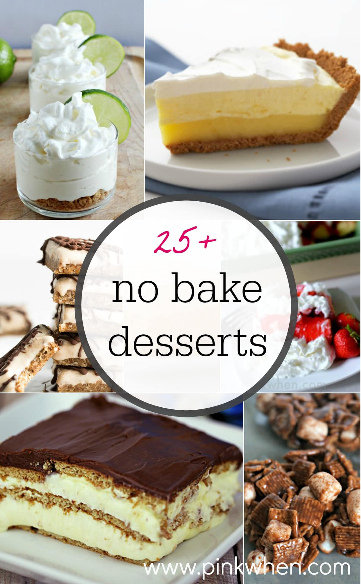 Easy No Bake Summer Desserts
 25 No Bake Dessert Ideas PinkWhen