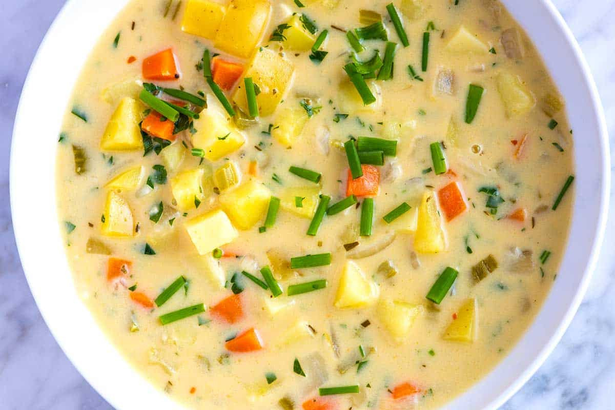 Easy Potato Soup Recipes
 Easy Creamy Homemade Potato Soup