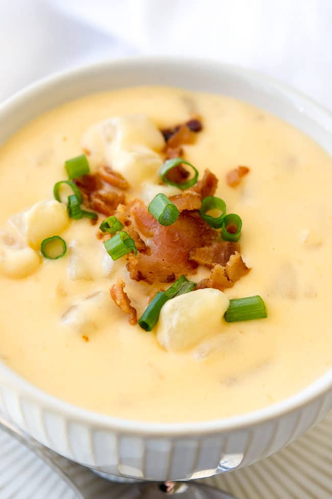 Easy Potato Soup Recipes
 Crock Pot Cheesy Potato Soup Recipe Slow Cooker Potato Soup