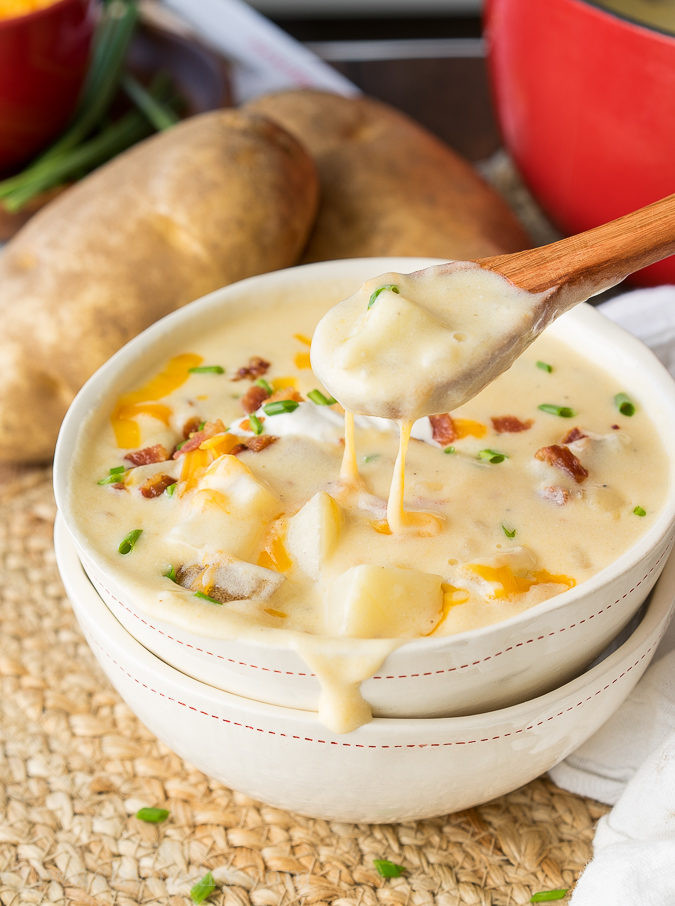 Easy Potato Soup Recipes
 Loaded Baked Potato Soup