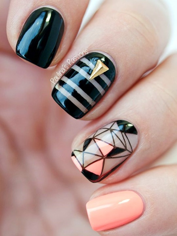 Easy Short Nail Designs
 Latest 45 Easy Nail Art Designs for Short Nails 2016