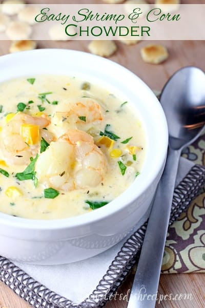Easy Shrimp And Corn Soup Recipe
 Easy Shrimp and Corn Chowder — Let s Dish Recipes