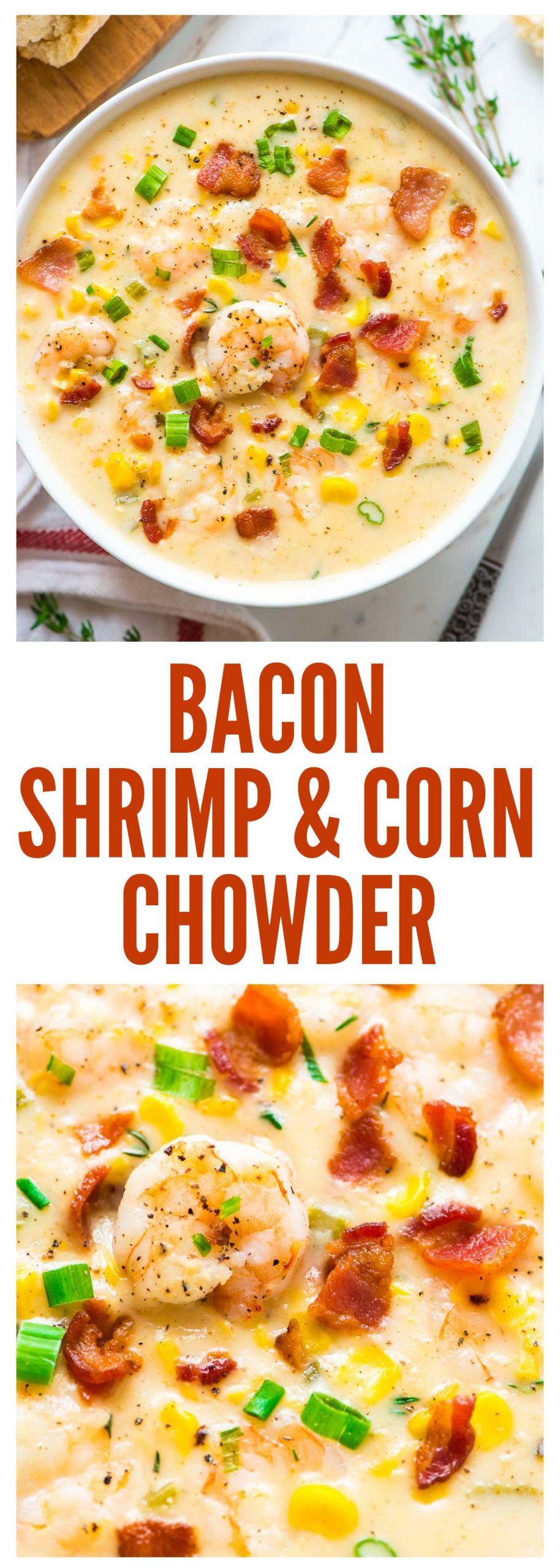 Easy Shrimp And Corn Soup Recipe
 CREAMY Shrimp Corn Chowder with Bacon An easy one pot
