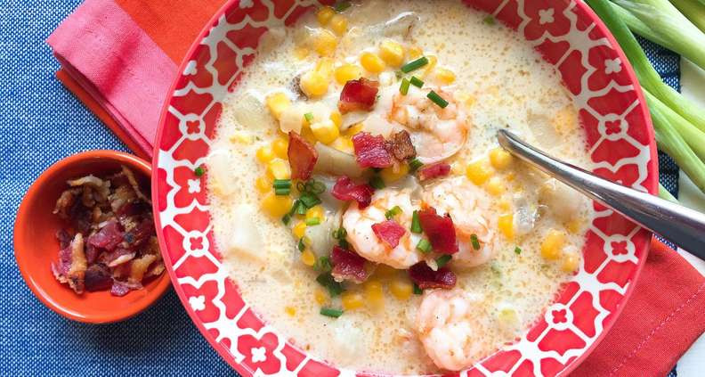 Easy Shrimp And Corn Soup Recipe
 This easy one pot shrimp and corn soup is a weeknight