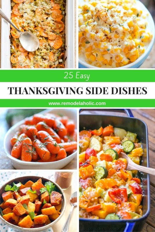 Easy Side Dishes For Thanksgiving
 Remodelaholic