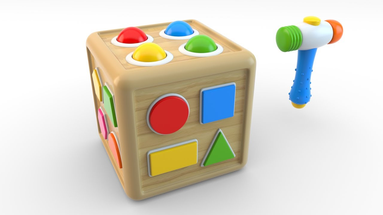 Educational Gifts For Kids
 Learn Shapes with Wooden Educational Toys Colors and