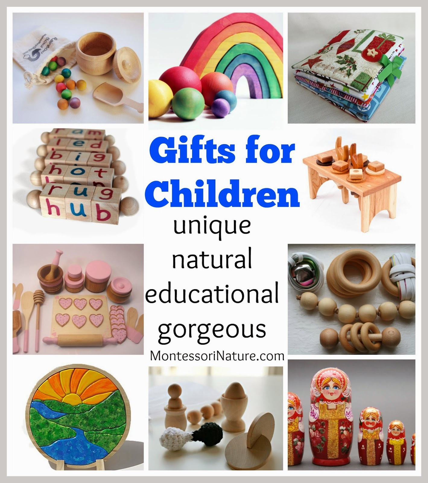 Educational Gifts For Kids
 Gifts for Children Unique Natural Educational Gorgeous