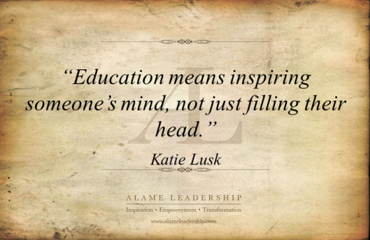 Educational Leadership Quotes
 AL Inspiring Quote on Education