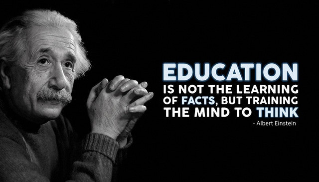 Einstein Quote About Education
 Education Albert Einstein Quotes Motivational Poster