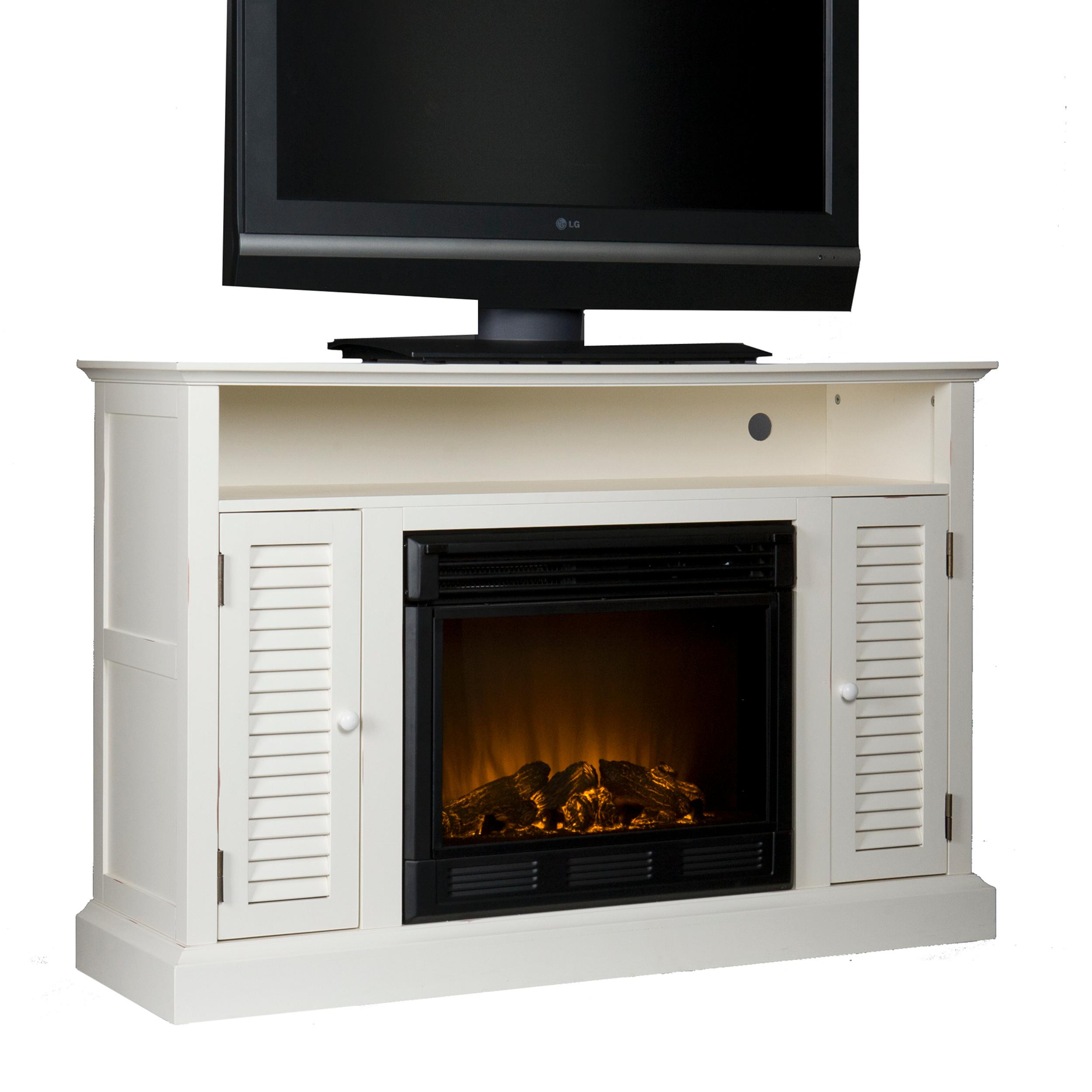 Electric Fireplace Media Cabinets
 Amazon SEI Antebellum Media Console with Electric