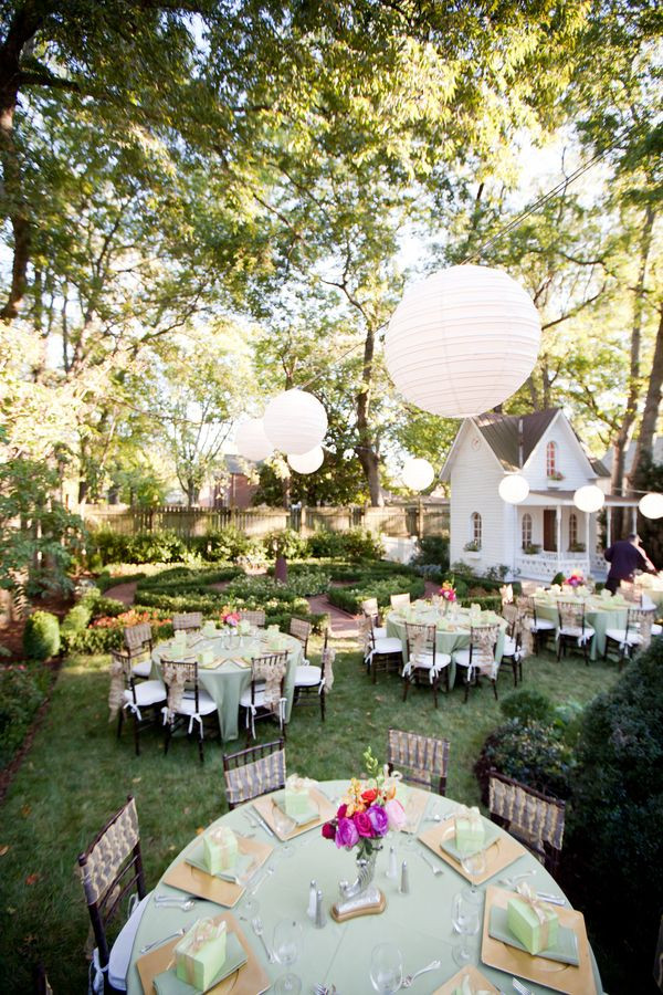 Elegant Backyard Party Ideas
 Classic Nashville Backyard Wedding from Jen Chris Creed