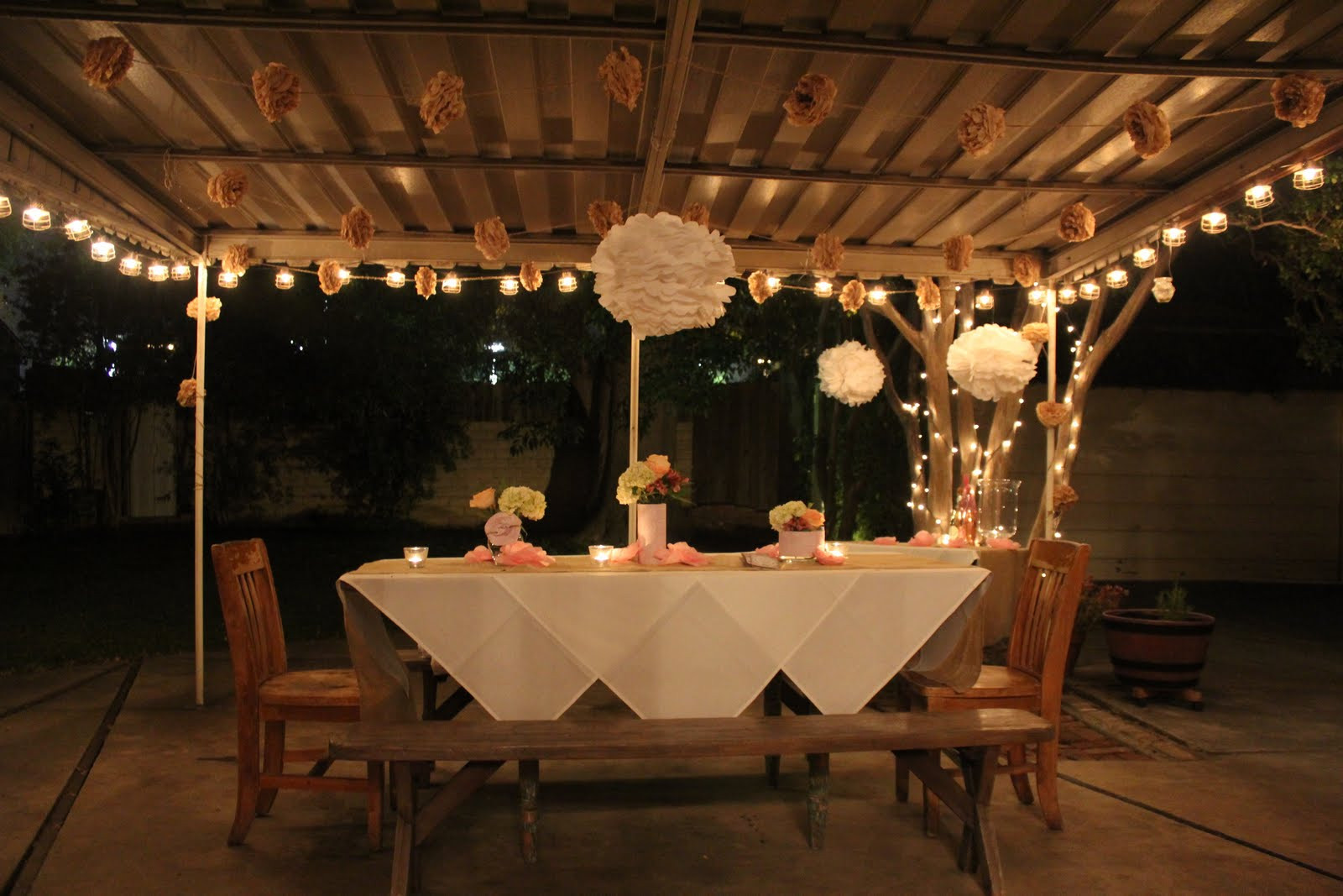 Elegant Backyard Party Ideas
 Juneberry Lane Outdoor Champagne Soirée A Simple