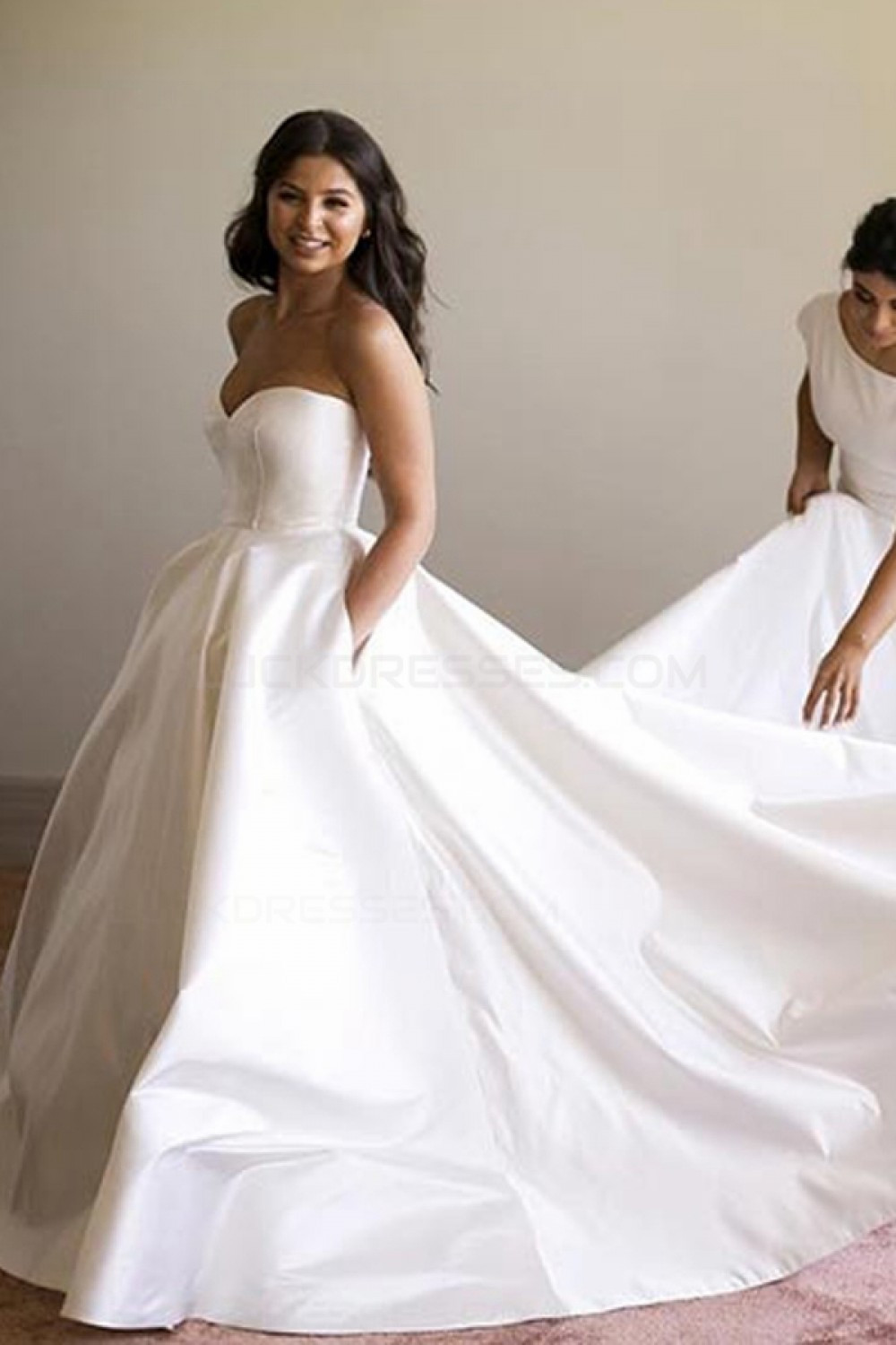 Elegant Wedding Gown
 Ball Gown Sweetheart Simple Elegant Wedding Dresses Bridal