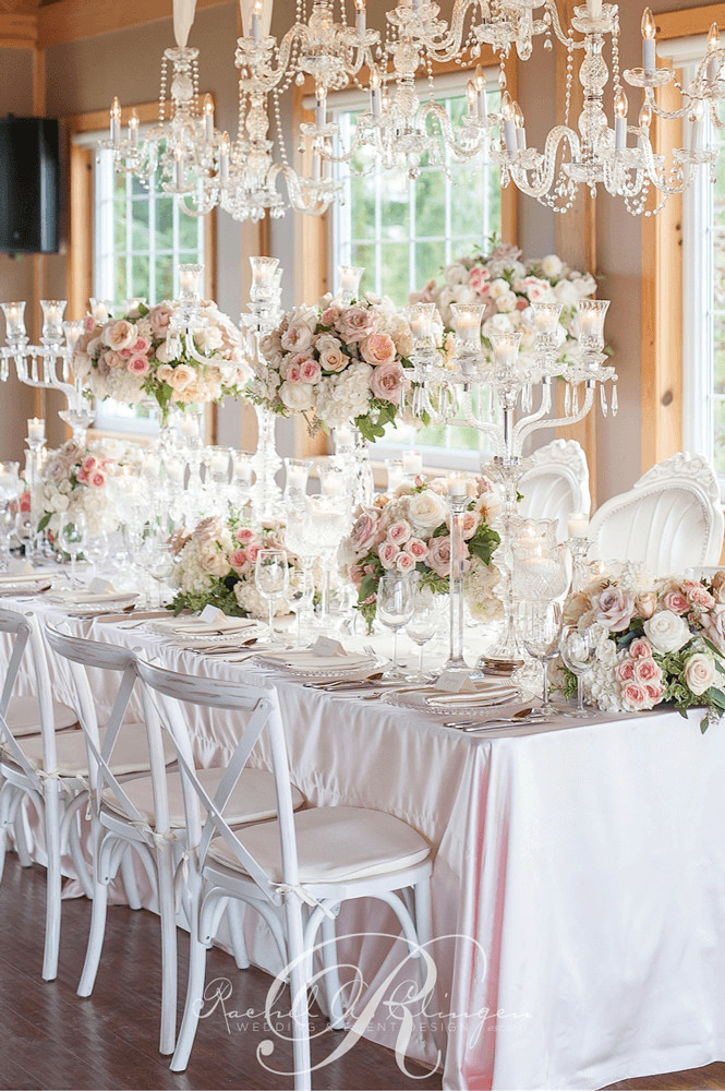 Elegant Wedding Table Decorations
 Head Tables Wedding Decor Toronto Rachel A Clingen