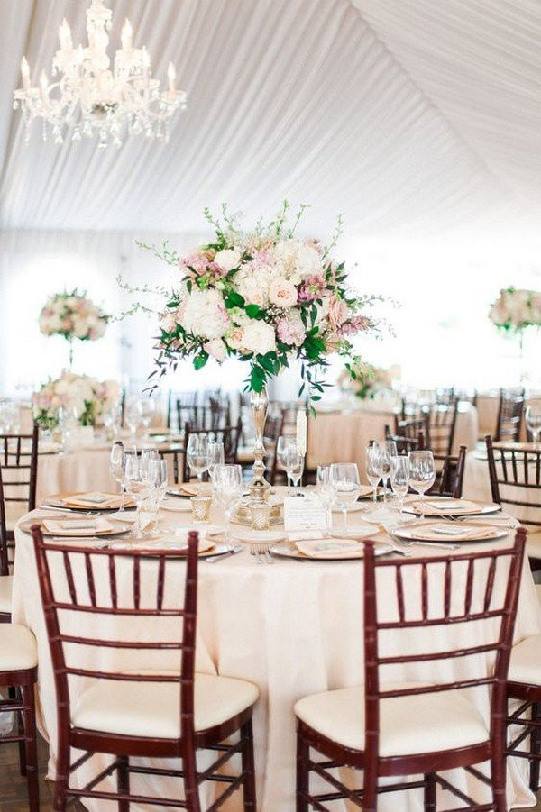 Elegant Wedding Table Decorations
 18 Elegant Wedding Centerpiece Ideas for 2018 Trends Oh