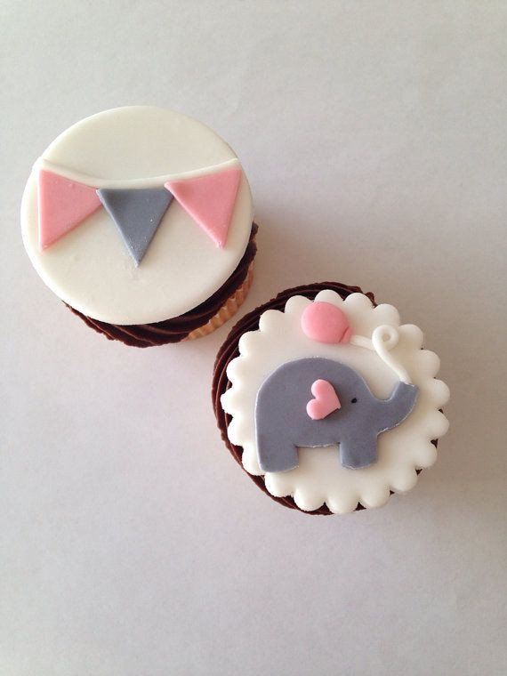 Elephant Baby Shower Cupcakes
 Sweet ideas for a baby shower becoration