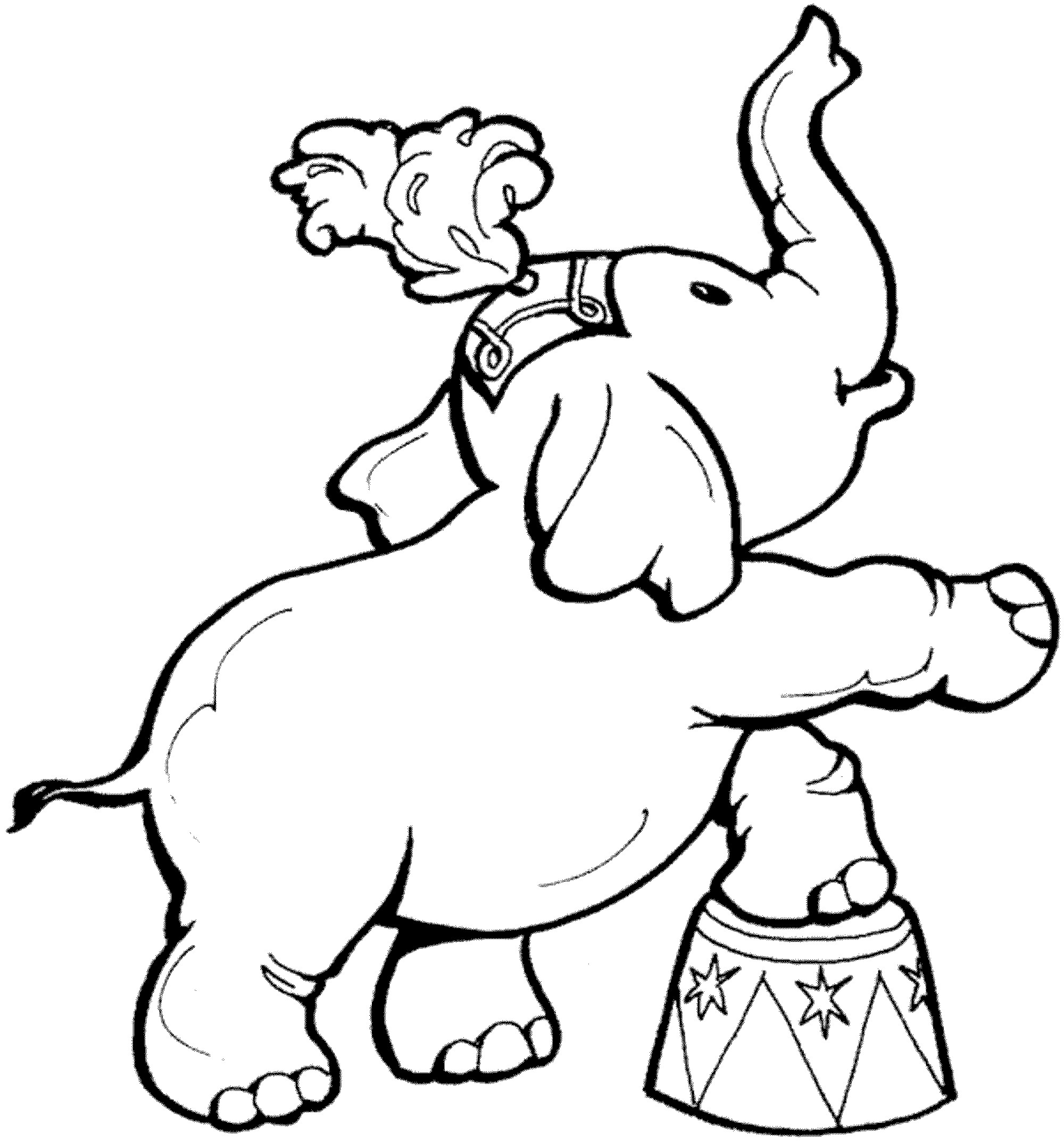 Elephant Coloring Pages For Kids
 Print & Download Teaching Kids through Elephant Coloring