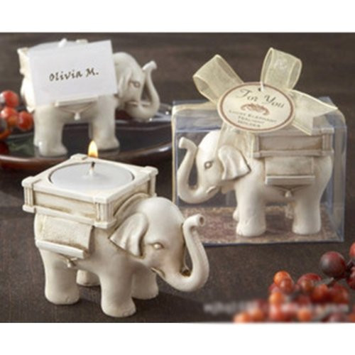 Elephant Wedding Favors
 1pcs Decorative Wedding Favors Lucky Elephant Tealight