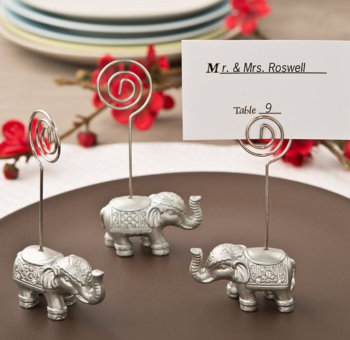 Elephant Wedding Favors
 Elephant Place Card Holders $ 98 Discount Wedding Favors