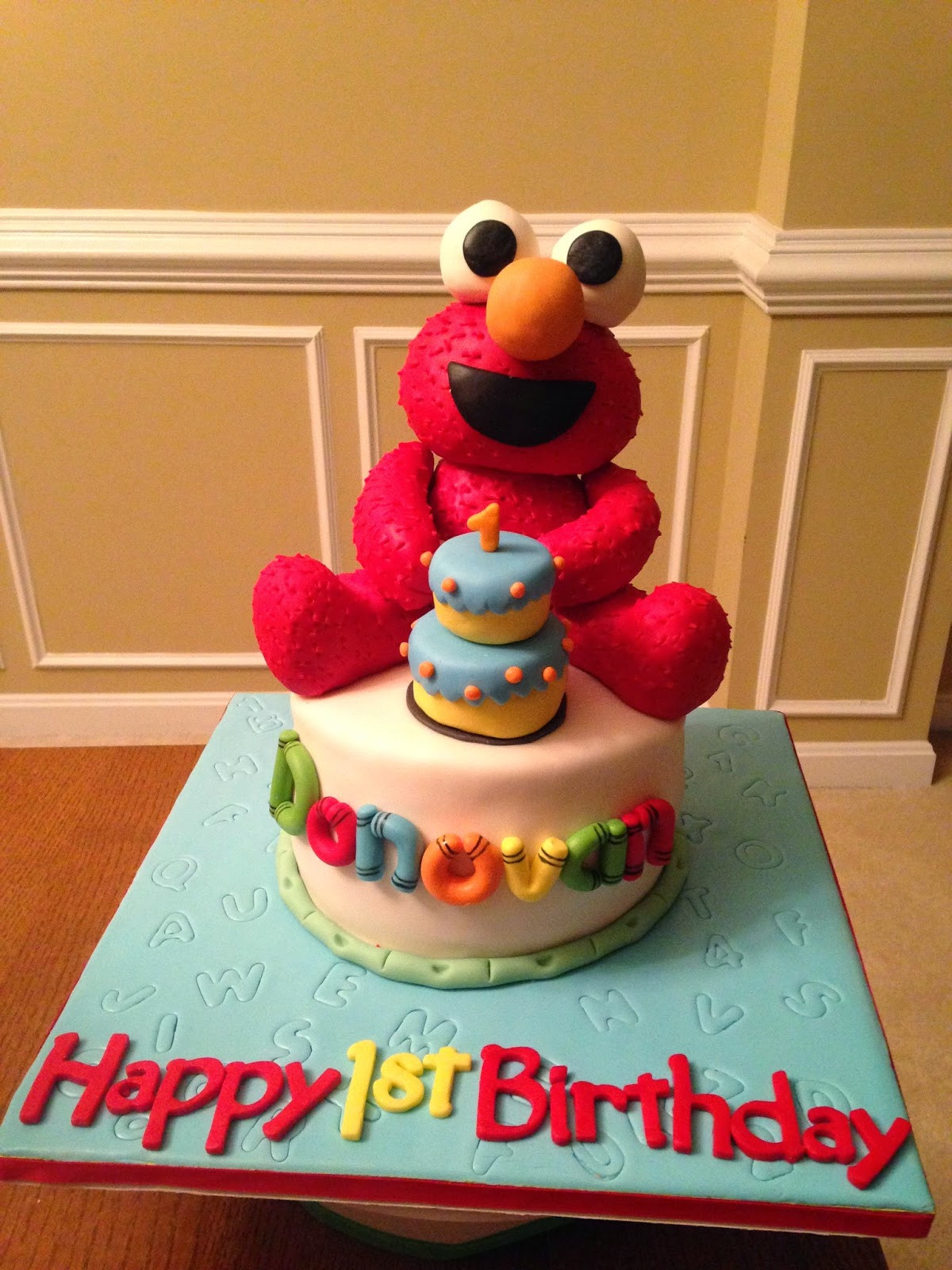 Elmo 1st Birthday Cake
 Joyce Gourmet Elmo First Birthday Cake