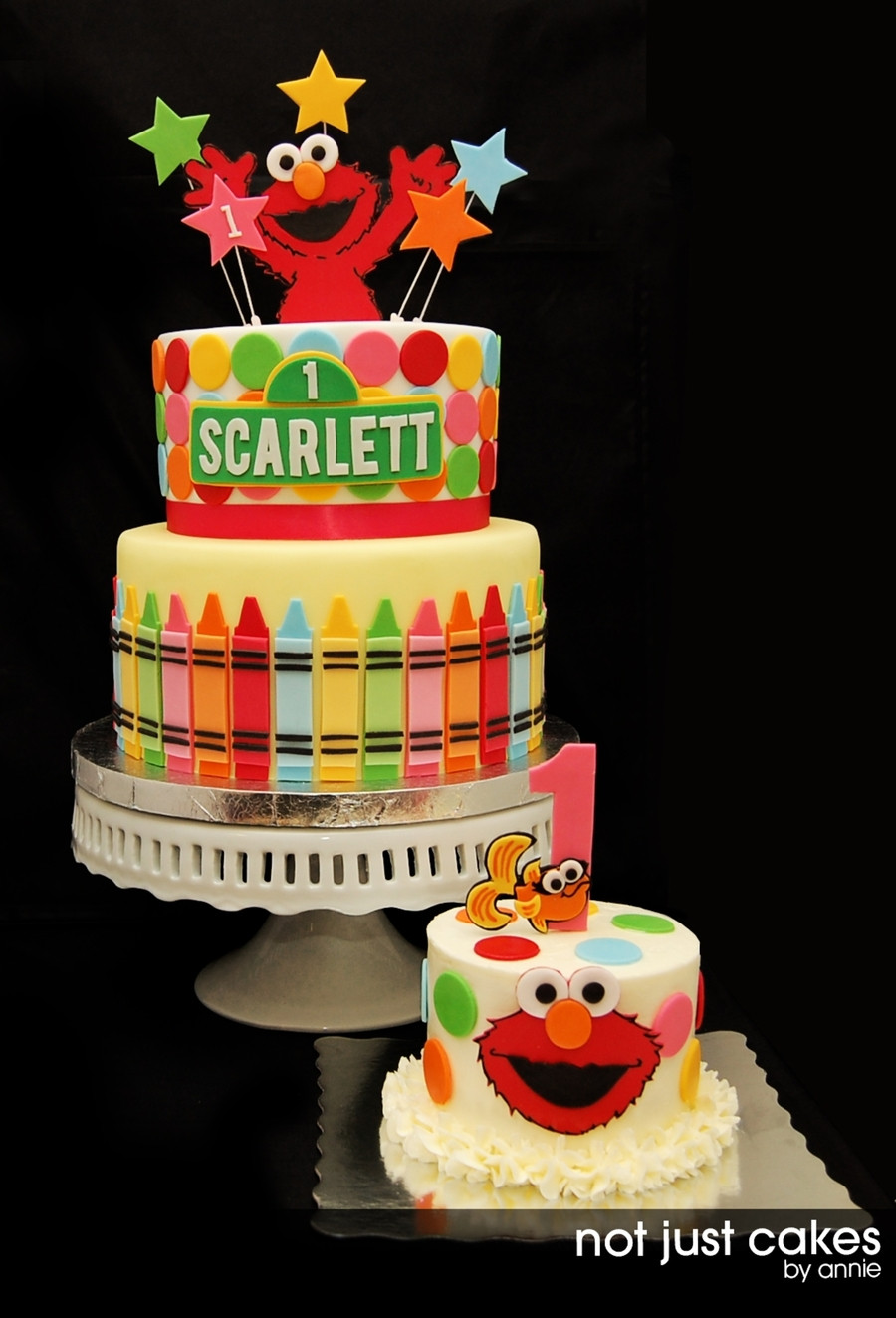 Elmo 1st Birthday Cake
 Elmo First Birthday Cake CakeCentral