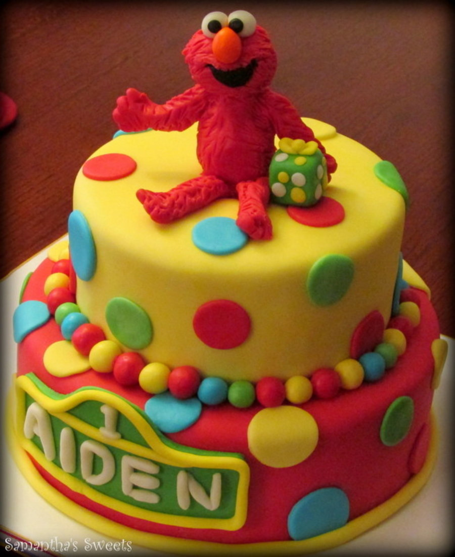 Elmo 1st Birthday Cake
 Elmo 1St Birthday Cake CakeCentral
