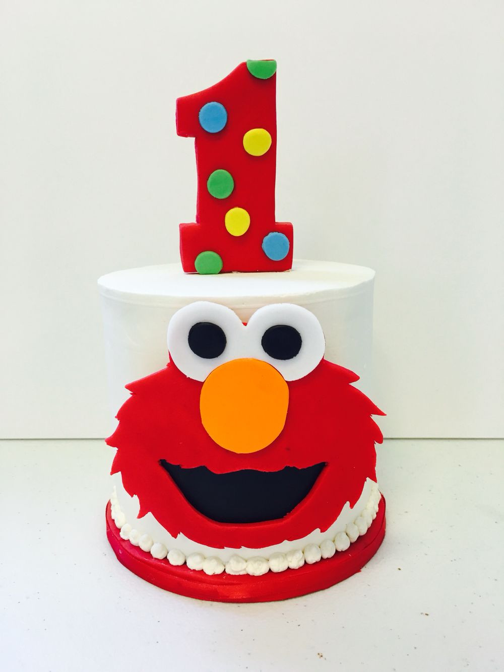 Elmo 1st Birthday Cake
 Birthday smash cake for an Elmo lover