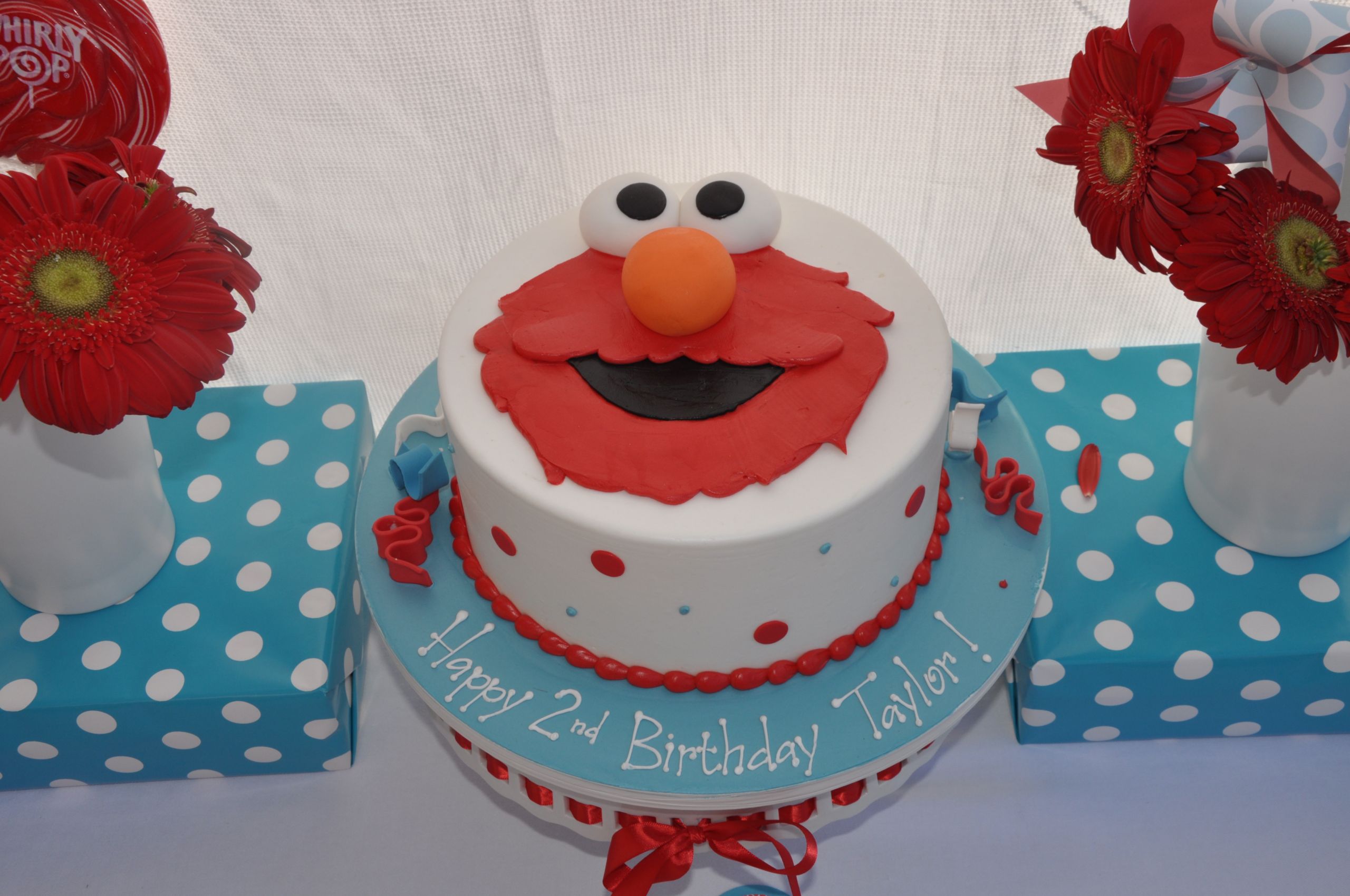 Elmo Birthday Cakes
 Elmo – Birthday Party Taylor’s World