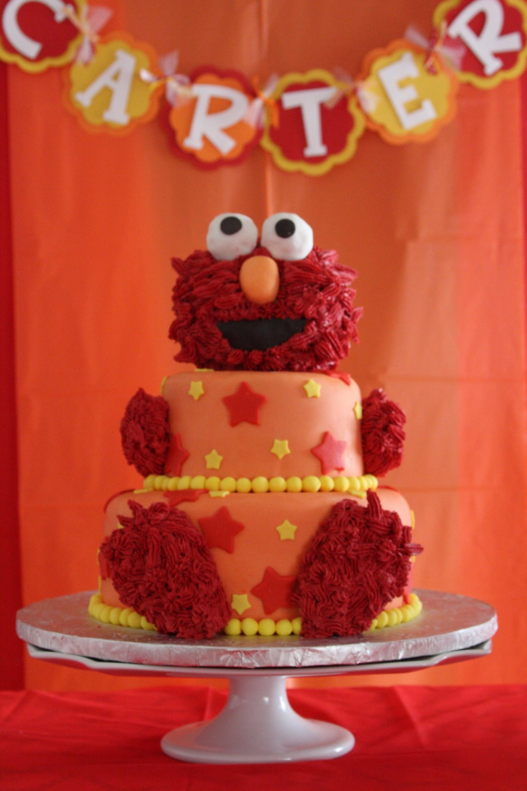 Elmo Birthday Cakes
 Melinda Makes Cake Sesame Street Elmo Cake