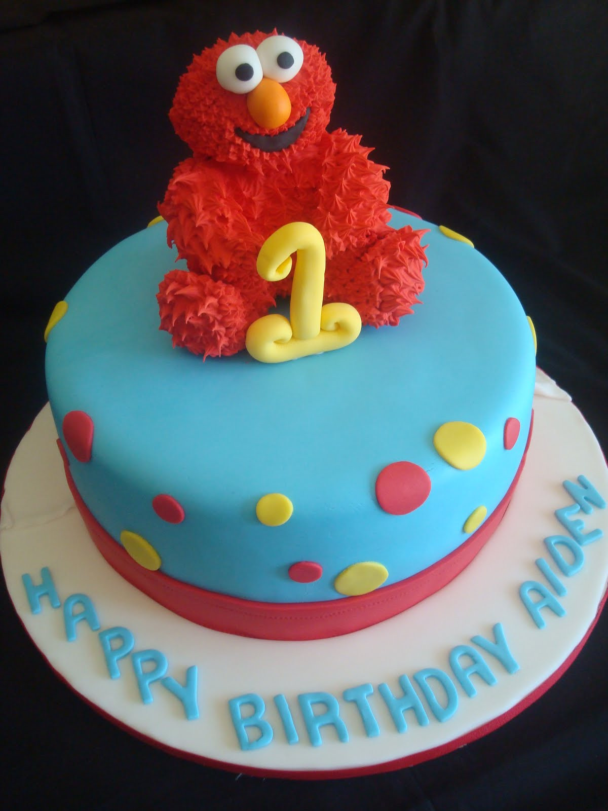 Elmo Birthday Cakes
 Pink Little Cake Elmo Cake Elmo Cookie Favors and Mini