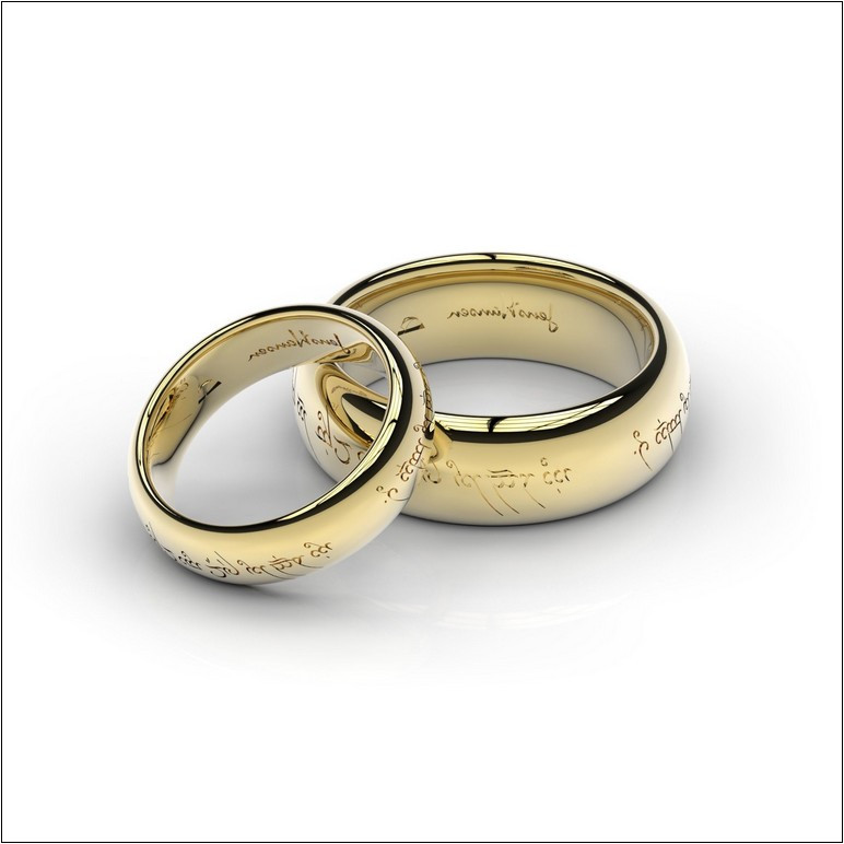 Elvish Wedding Rings
 Lord The Rings Elvish Wedding Bands Wedding Gallery Military Wedding Rings