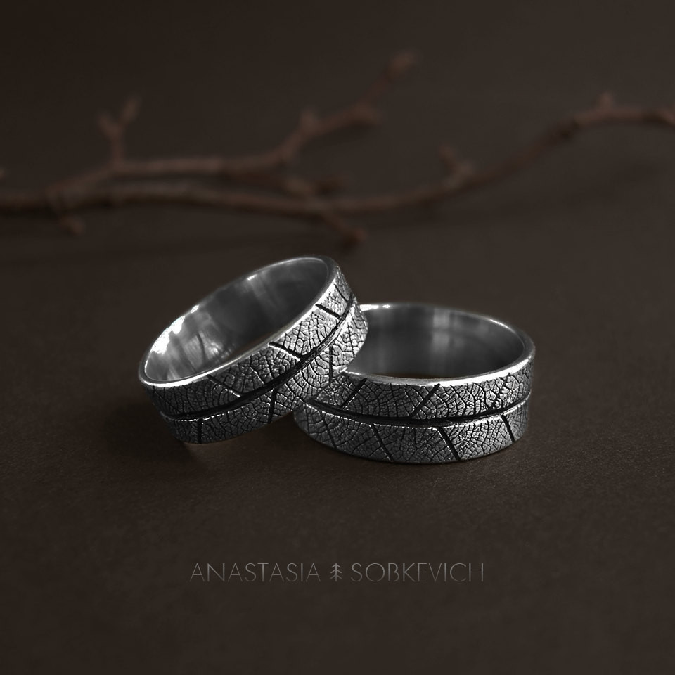 Elvish Wedding Rings
 Elegant elven engagement rings Matvuk