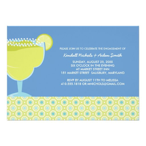Engagement Cocktail Party Ideas
 Engagement Party or Cocktail Party Invitations 5" X 7