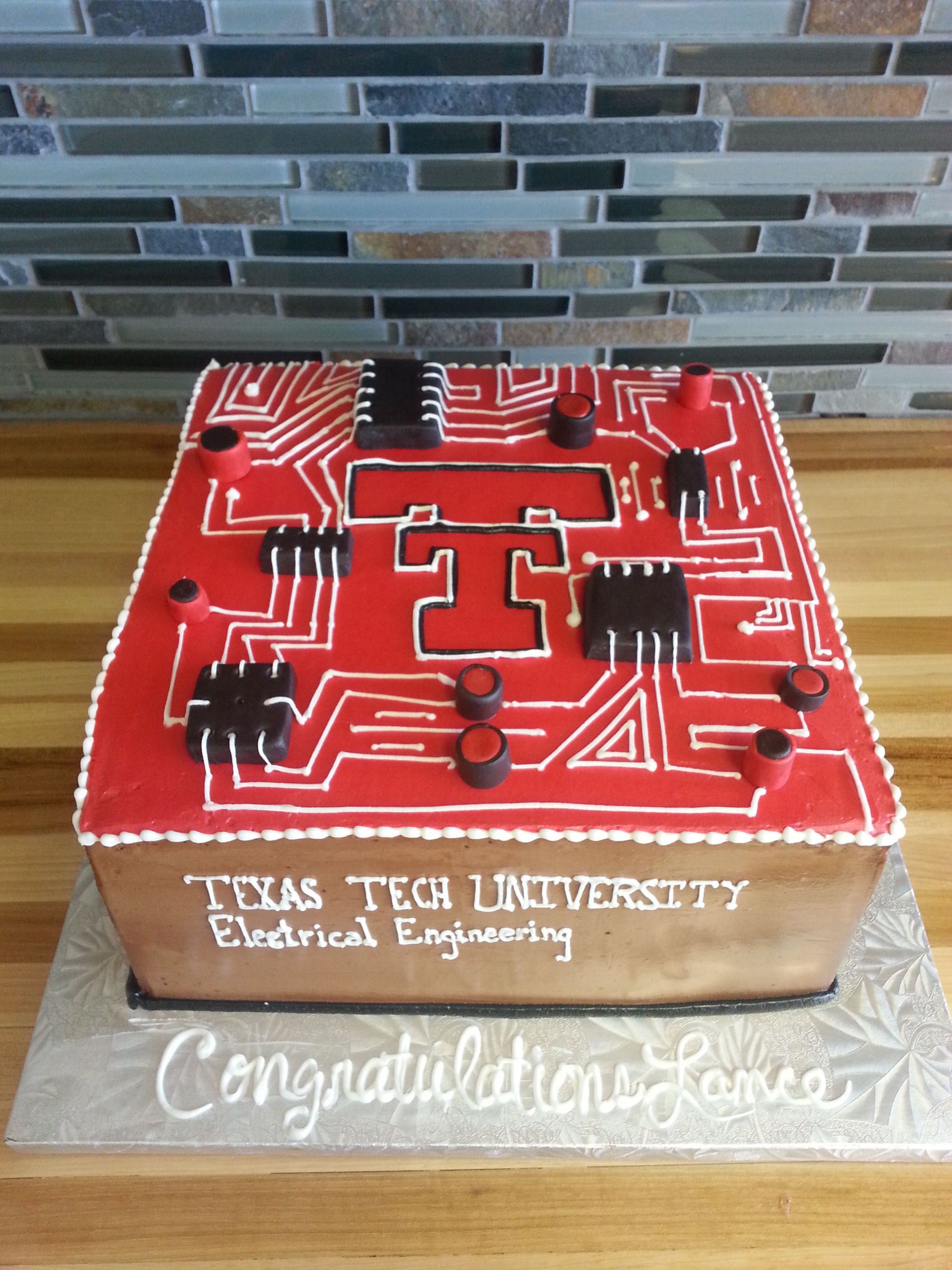Engineering Graduation Party Ideas
 Electrical engineering graduation cake