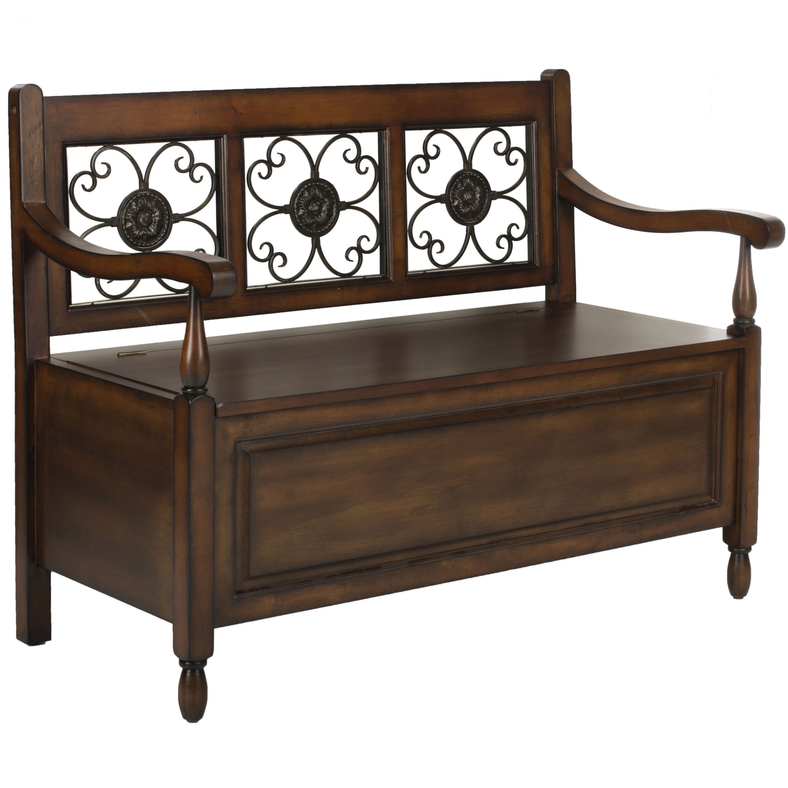Entry Bench With Storage
 Safavieh Erica Wood Storage Entryway Bench & Reviews