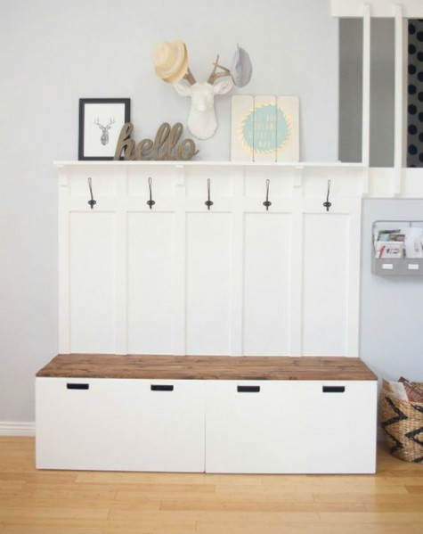 Entryway Storage Bench Ikea
 32 Cool IKEA Hacks For Your Entryway