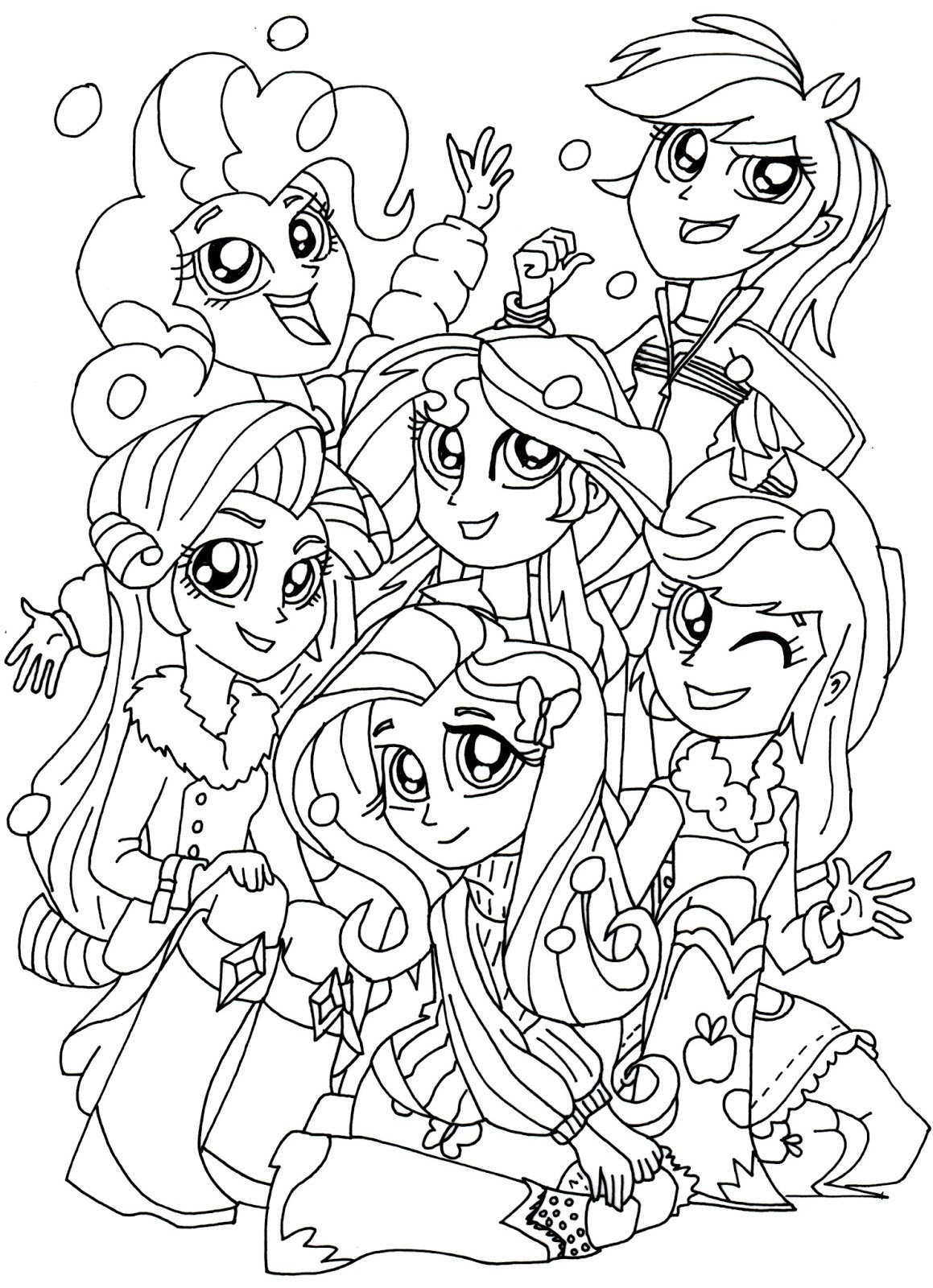 Equestria Girls Coloring Book
 My Little Pony Equestria Girls Sunset Shimmer Coloring Page