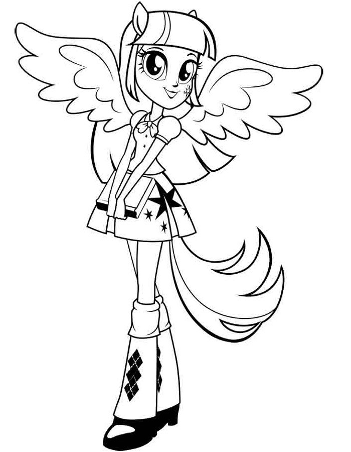 Equestria Girls Coloring Pages
 Equestria Girl Drawing at GetDrawings