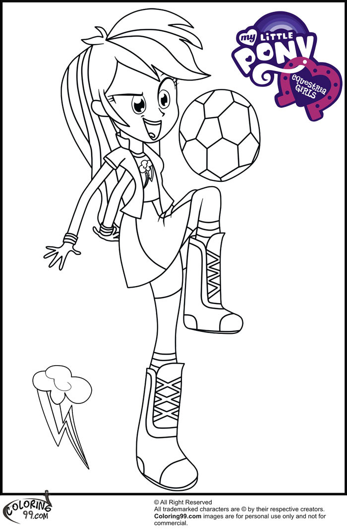 Equestria Girls Coloring Pages
 November 2013